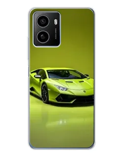 Чехол для HMD Pulse Plus с картинкой «Салатовый Lamborghini Huracan»