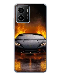 Чехол для HMD Pulse Plus с картинкой «Lamborghini в огне»