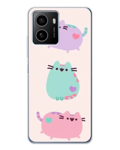 Чехол для HMD Pulse Plus с картинкой «Pusheen трио»