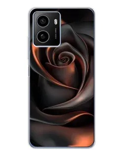 Чехол для HMD Pulse Plus с картинкой «Шелковая черная роза»