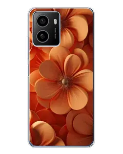 Чехол для HMD Pulse Plus с картинкой «Оранжевый макро цветок»