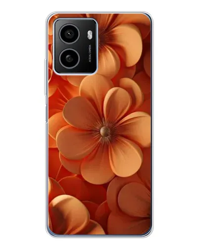 Чехол для HMD Pulse Plus с картинкой «Оранжевый макро цветок»