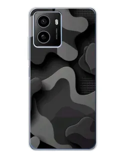 Чехол для HMD Pulse Plus с картинкой «Темный абстрактный камуфляж» Чехол для HMD Pulse Plus с картинкой «Темный абстрактный камуфляж»