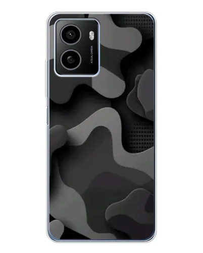 Чехол для HMD Pulse Plus с картинкой «Темный абстрактный камуфляж»