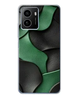 Чехол для HMD Pulse Plus с картинкой «Зеленые кожаные волны»