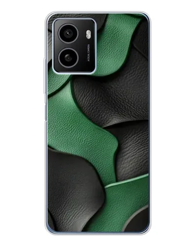 Чехол для HMD Pulse Plus с картинкой «Зеленые кожаные волны»