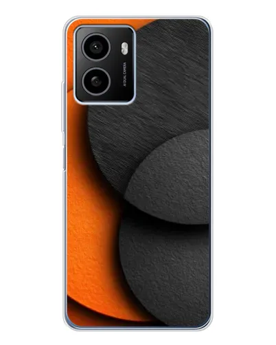 Чехол для HMD Pulse Plus с картинкой «Геометрия оранжевых кругов»