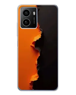 Чехол для HMD Pulse Plus с картинкой «Оранжевый разлом»