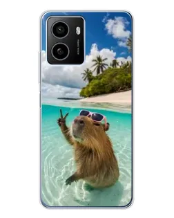 Чехол для HMD Pulse Plus с картинкой «Капибара на море»
