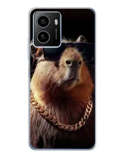 Чехол для HMD Pulse Plus с картинкой «Капибара золотая цепь»