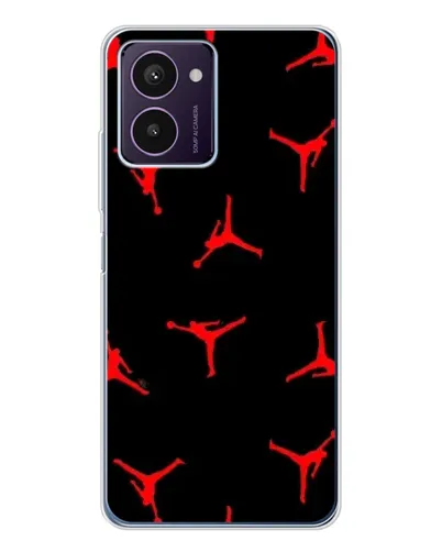 Чехол для HMD Pulse Pro с картинкой «Jordan Red Pattern»