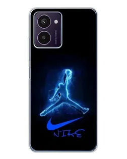 Чехол для HMD Pulse Pro с картинкой «Jordan Neon Blue»