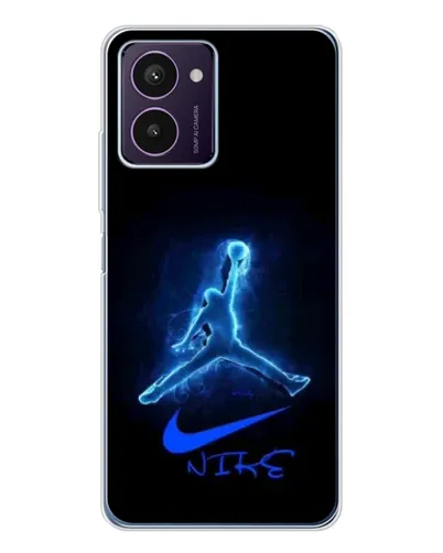 Чехол для HMD Pulse Pro с картинкой «Jordan Neon Blue»