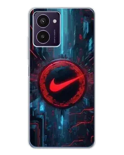 Чехол для HMD Pulse Pro с картинкой «Техногенный стиль Nike»