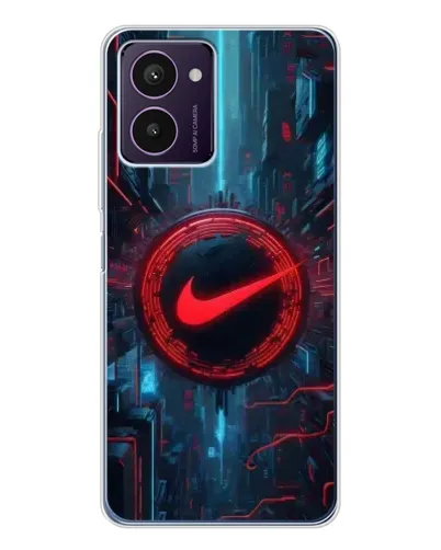 Чехол для HMD Pulse Pro с картинкой «Техногенный стиль Nike»