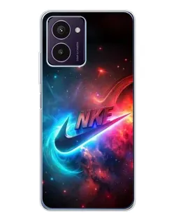Чехол для HMD Pulse Pro с картинкой «Огненный логотип Nike»