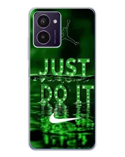 Чехол для HMD Pulse Pro с картинкой «Зеленый неоновый Nike»