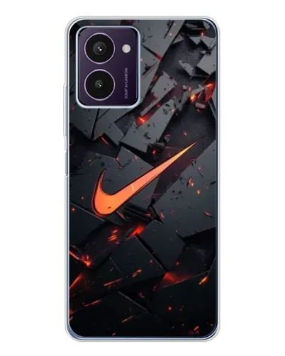 Чехол для HMD Pulse Pro с картинкой «Nike — эффект разломов»