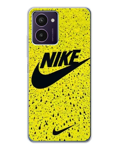 Чехол для HMD Pulse Pro с картинкой «Желтый текстурный Nike»
