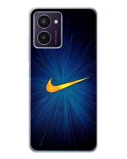 Чехол для HMD Pulse Pro с картинкой «Синий пульс Nike»