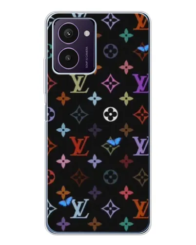 Чехол для HMD Pulse Pro с картинкой «Цветная монограмма LV»