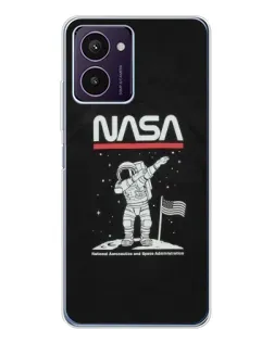 Чехол для HMD Pulse Pro с картинкой «NASA — шагаем по Луне»