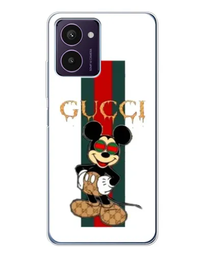 Чехол для HMD Pulse Pro с картинкой «Микки Маус Gucci — полосы»
