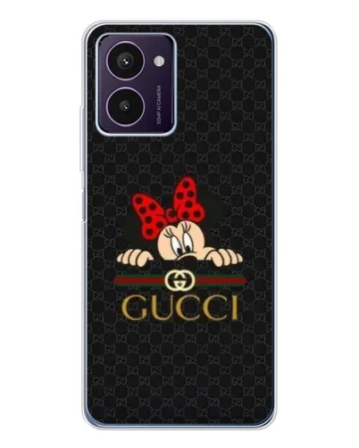 Чехол для HMD Pulse Pro с картинкой «Минни Маус Gucci — черный»