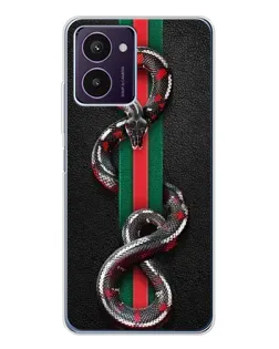 Чехол для HMD Pulse Pro с картинкой «Gucci — змея на полосе»