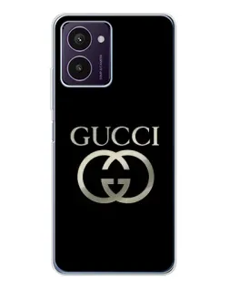 Чехол для HMD Pulse Pro с картинкой «Gucci — золото на черном»