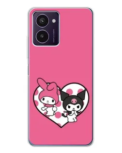 Чохол для HMD Pulse Pro з картинкою «Kuromi та My Melody»