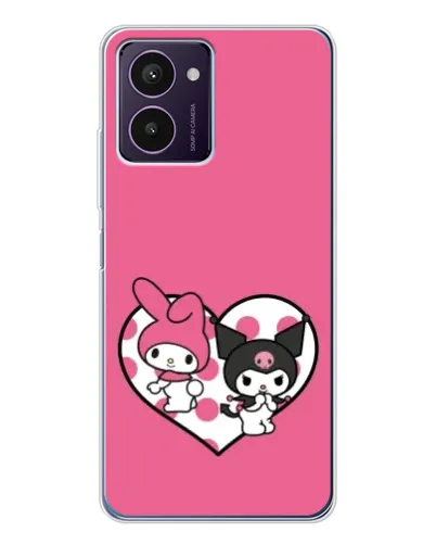 Чохол для HMD Pulse Pro з картинкою «Kuromi та My Melody»