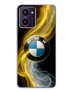 Чехол для HMD Pulse Pro с картинкой «Золотистый дым BMW»