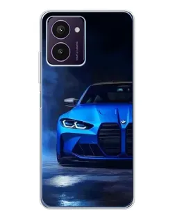 Чехол для HMD Pulse Pro с картинкой «Голубая BMW M4»