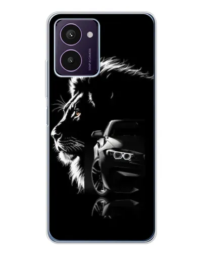 Чехол для HMD Pulse Pro с картинкой «BMW и лев» Чехол для HMD Pulse Pro с картинкой «BMW и лев»