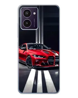 Чехол для HMD Pulse Pro с картинкой «Красная BMW на дороге»