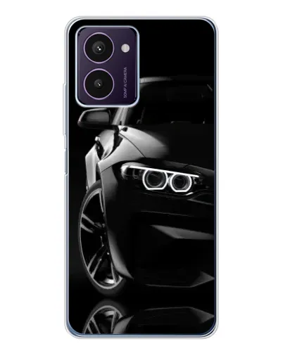 Чехол для HMD Pulse Pro с картинкой «Черная BMW — профиль» Чехол для HMD Pulse Pro с картинкой «Черная BMW — профиль»