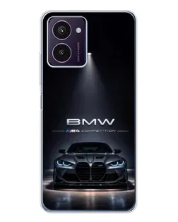 Чехол для HMD Pulse Pro с картинкой «BMW сквозь ночной город»