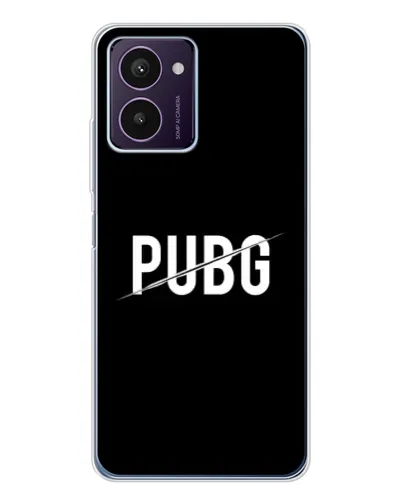Чохол для HMD Pulse Pro з картинкою «PUBG — білий логотип»