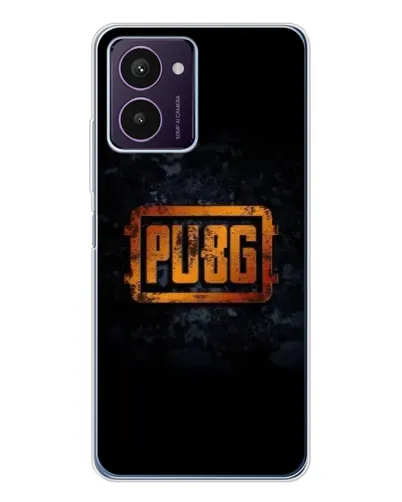 Чохол для HMD Pulse Pro з картинкою «PUBG — золотий логотип»