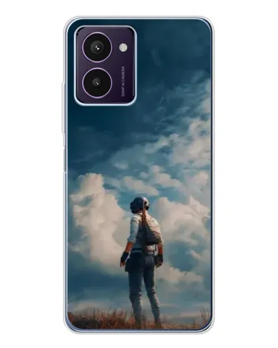 Чохол для HMD Pulse Pro з картинкою «Герой PUBG на скелі»