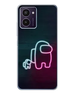 Чохол для HMD Pulse Pro з картинкою «Among Us неон-арт»