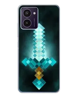 Чохол для HMD Pulse Pro з картинкою «Алмазний меч неон»