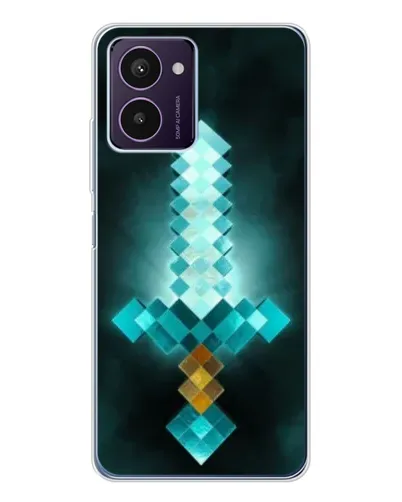 Чохол для HMD Pulse Pro з картинкою «Алмазний меч неон»