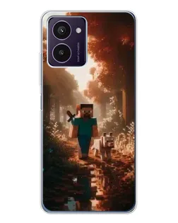 Чохол для HMD Pulse Pro з картинкою «Стів у лісі»