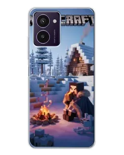 Чохол для HMD Pulse Pro з картинкою «Зимовий Minecraft»