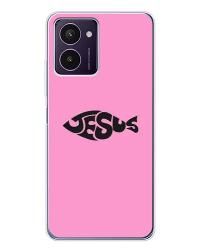 Чехол для HMD Pulse Pro с картинкой «Розовый символ  Jesus»