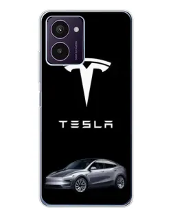 Чехол для HMD Pulse Pro с картинкой «Tesla Model Y»
