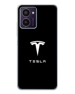 Чехол для HMD Pulse Pro с картинкой «Tesla White Logo»