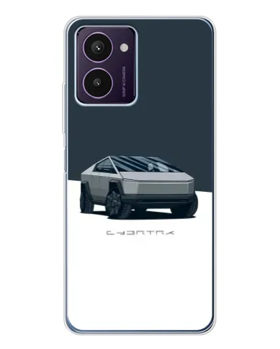Чехол для HMD Pulse Pro с картинкой «Серебристый Cybertruck Tesla» Чехол для HMD Pulse Pro с картинкой «Серебристый Cybertruck Tesla»